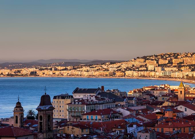 City of Nice at Sunrise