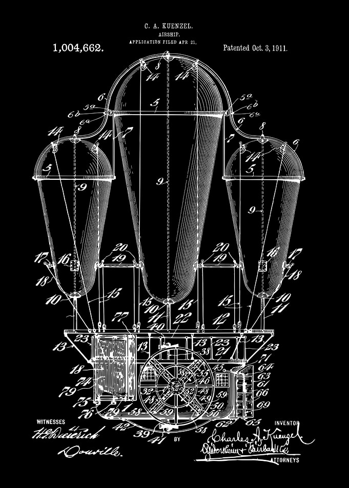 Airship Steampunk Patent