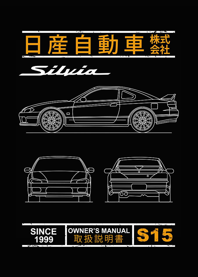 Blueprint of the Silvia