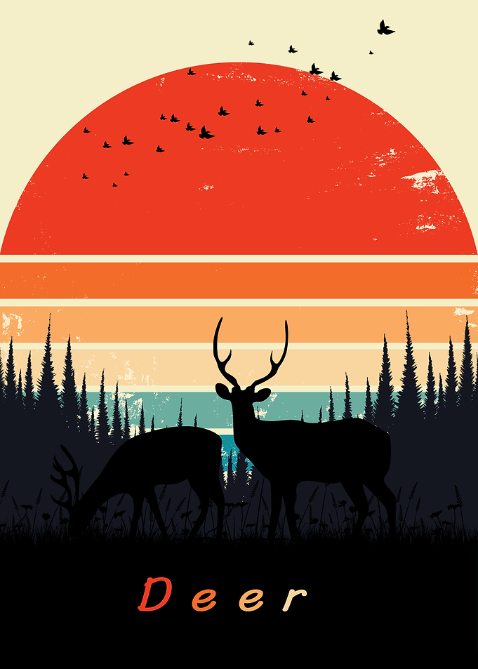 Deer Poster