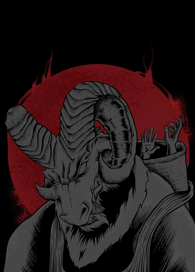 Krampus the Half Goat