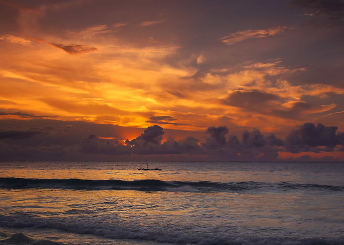 Sunrise, beach, Africa