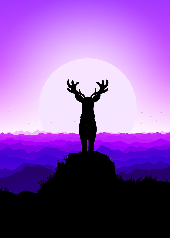 Deer Caribou Cute Animal