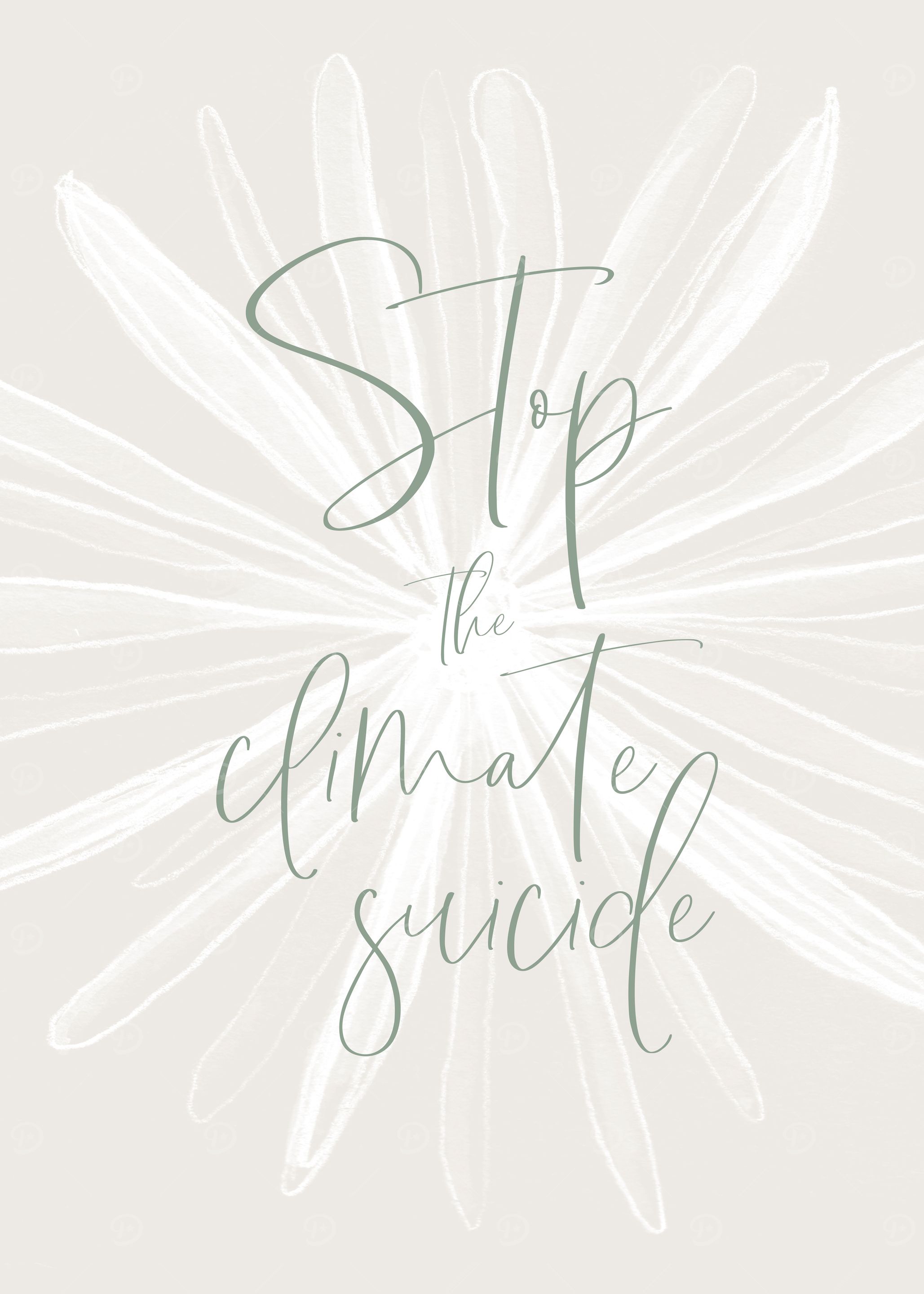 Stop the climate suicide