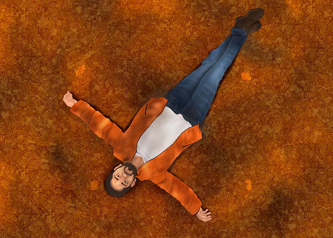 Man in Fall