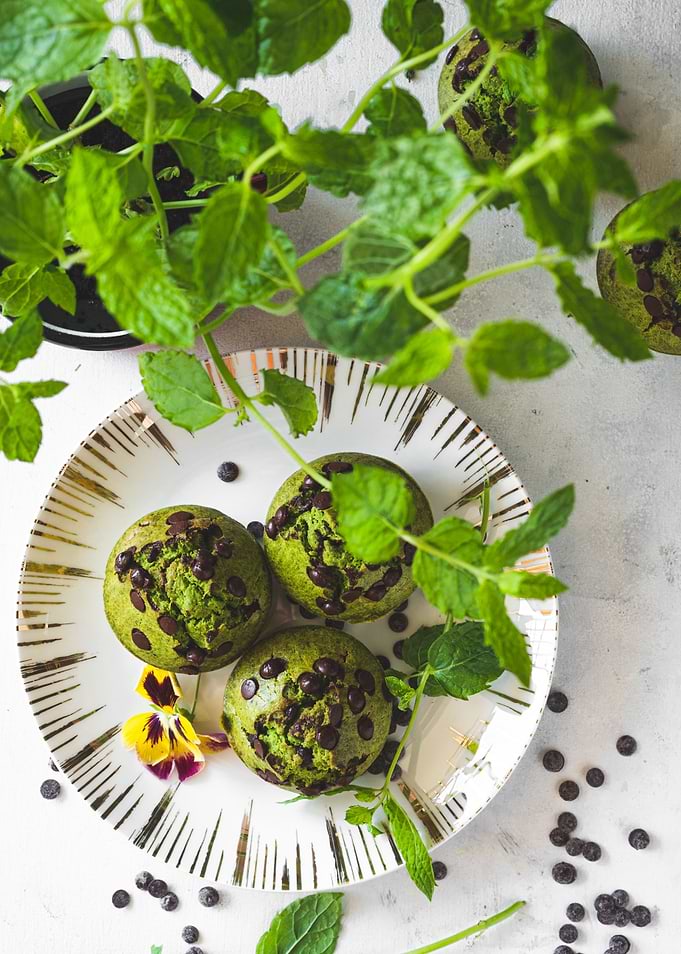 spinach cupcakes