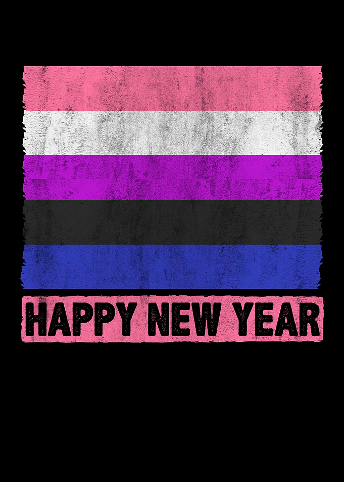 Genderfluid Happy New Year