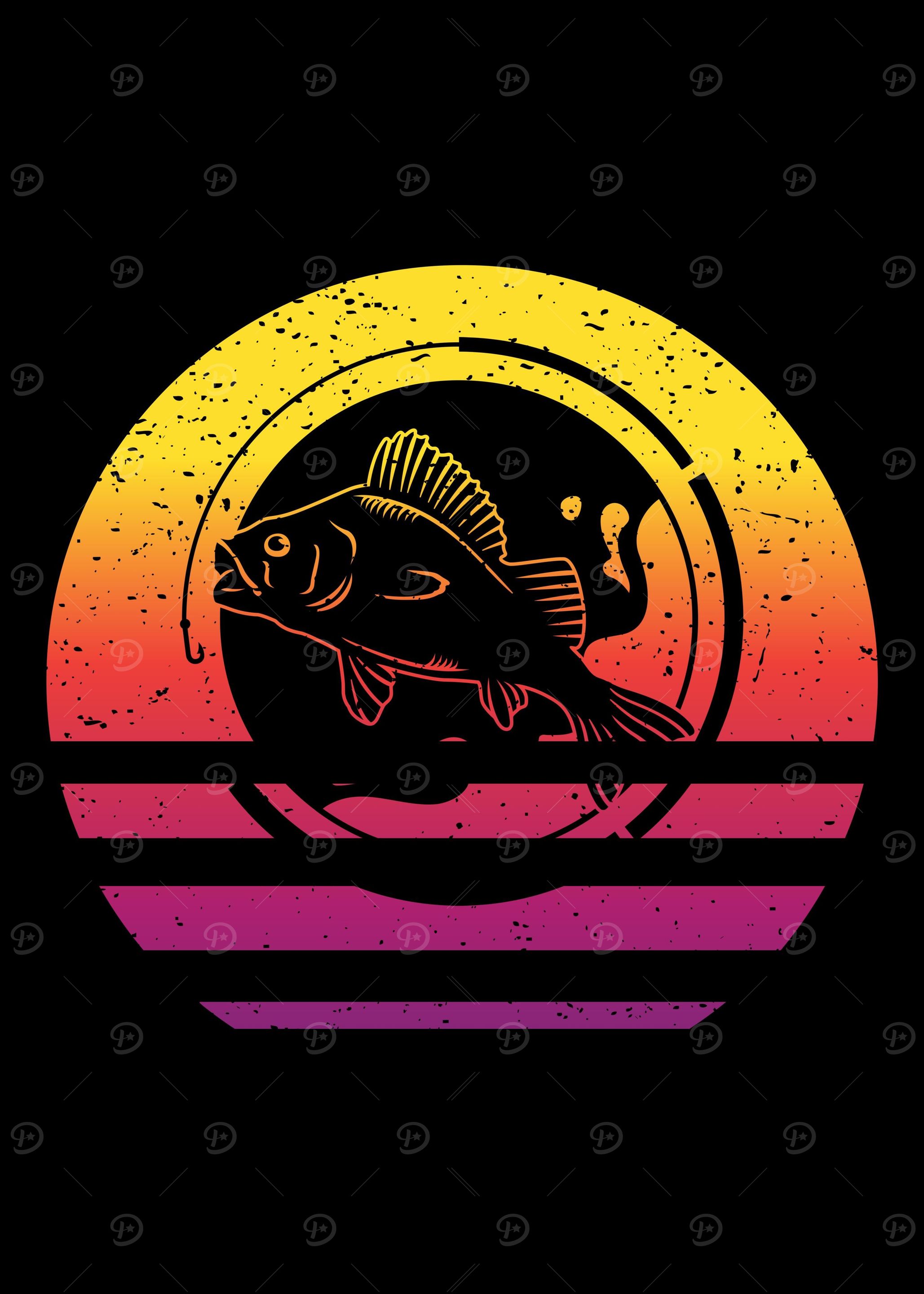 Fishing Retro Vintage