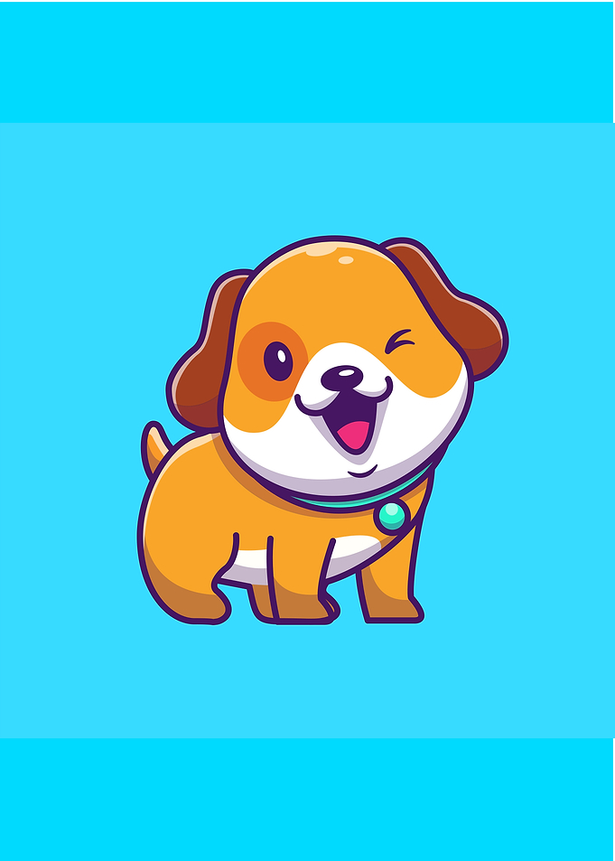 Cute Dog Wink Eye