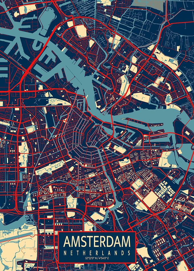 Amsterdam City Map Hope