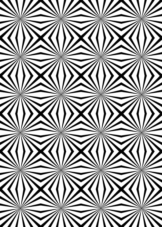 Black and white op art