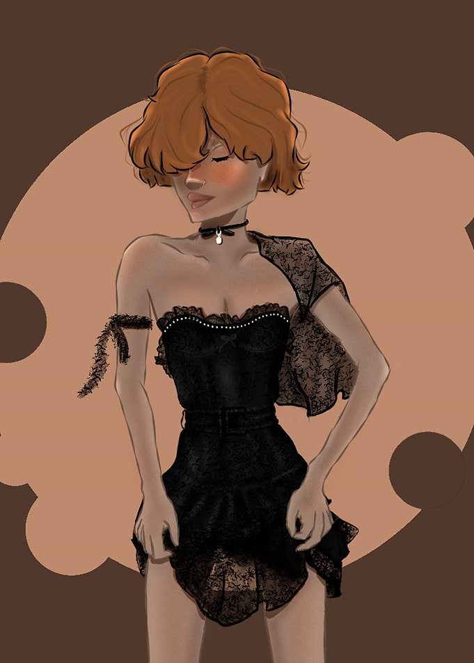 Woman in Laces