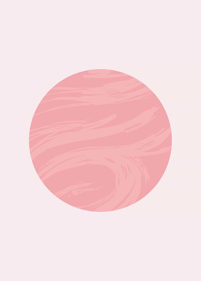 Full moon abstract art