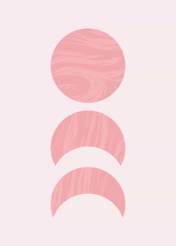 Moon Phases Modern art
