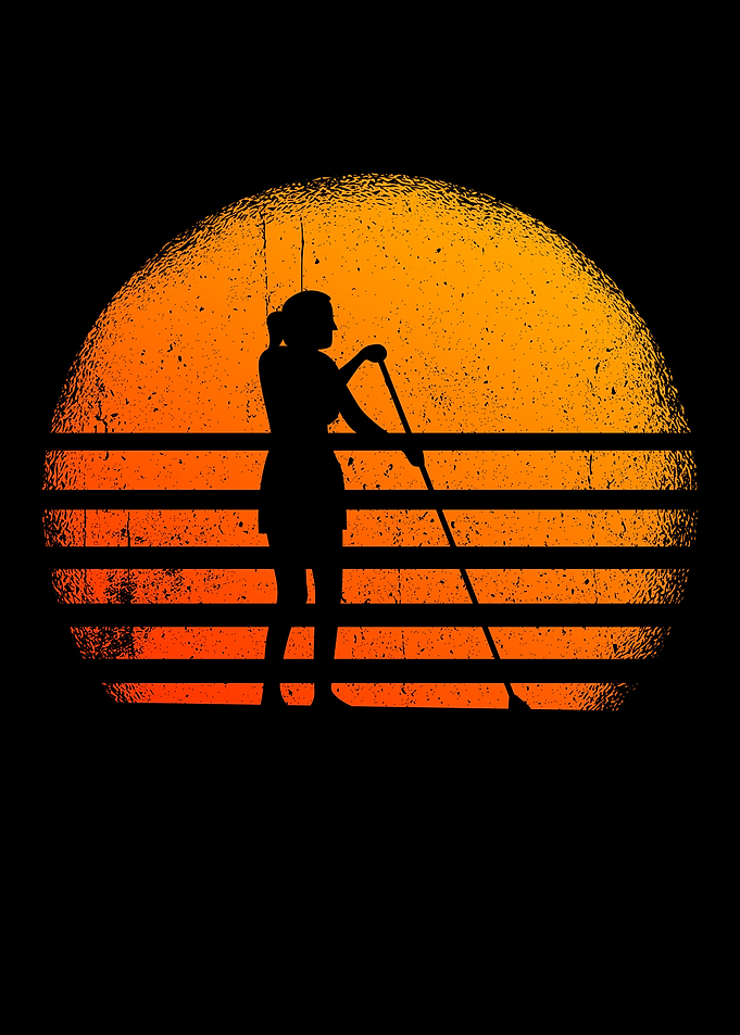 Paddleboarding Sunset