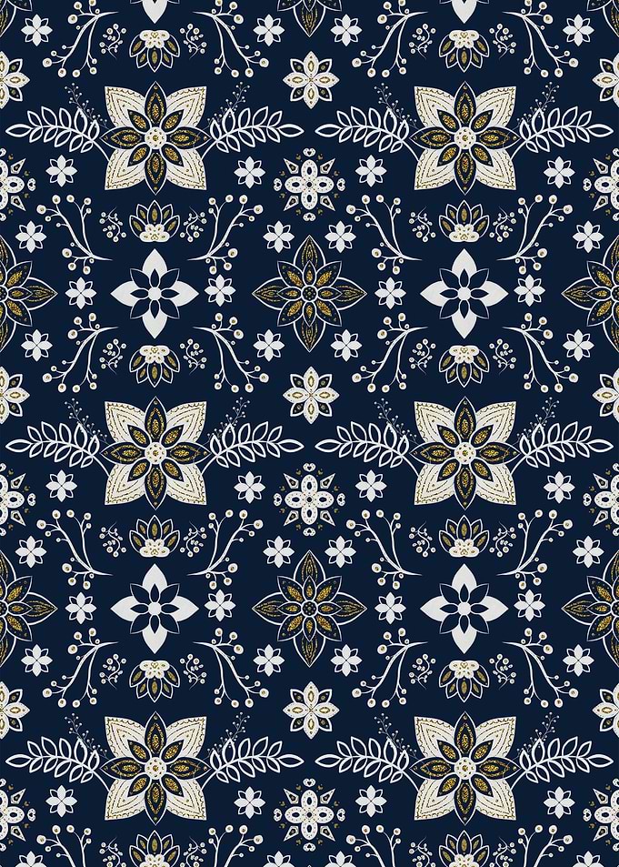 Classic floral pattern