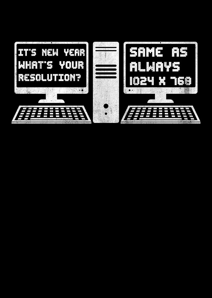 New Year Resolution PC Fun