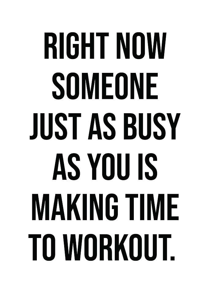 Make Time To Workout