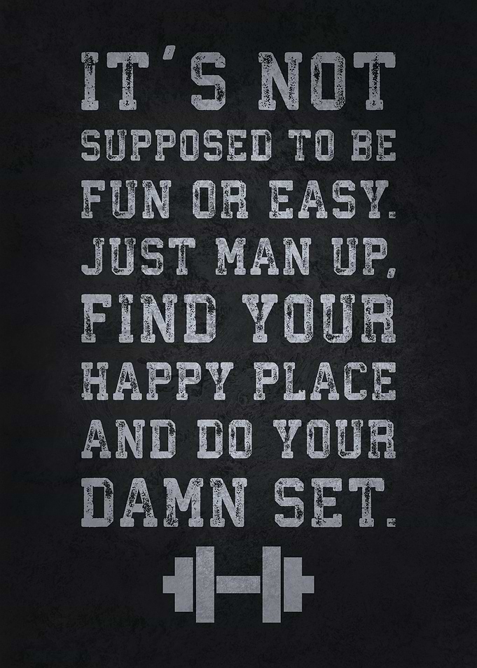 Man Up And Do Your Set