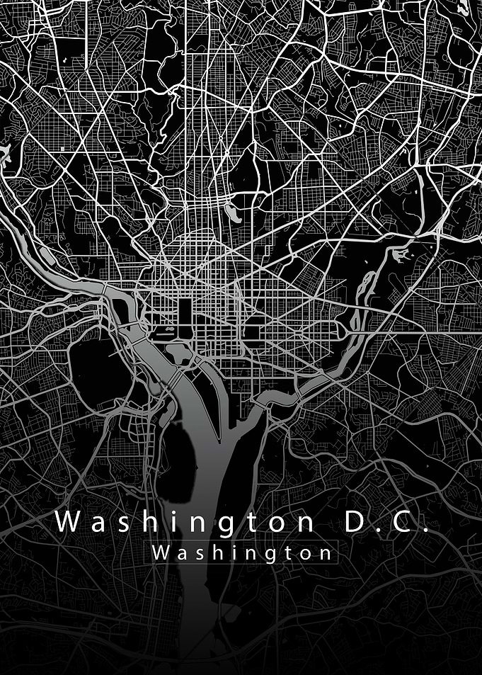 Washington DC City Map