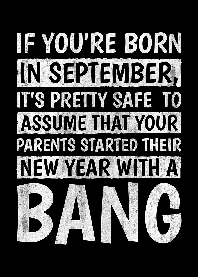 New Year Funny Birthday