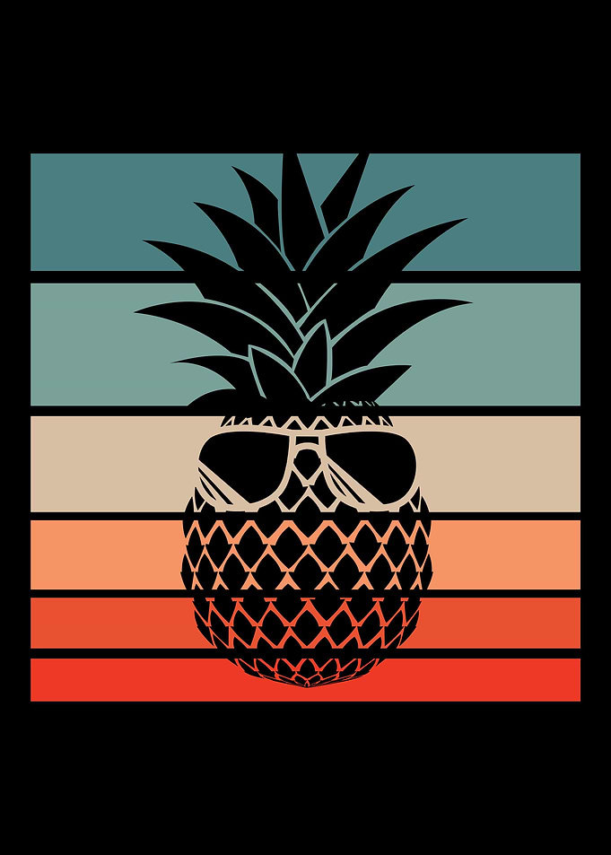 Pineapple Retro Vintage