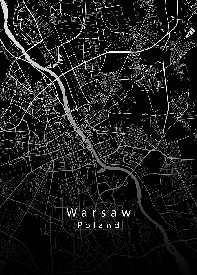 Warsaw City Map