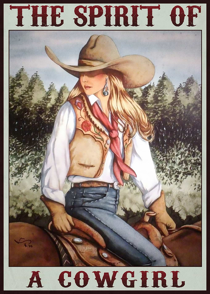 The Spirit Of A Cowgirl