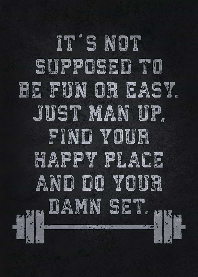 Man Up And Do Your Set
