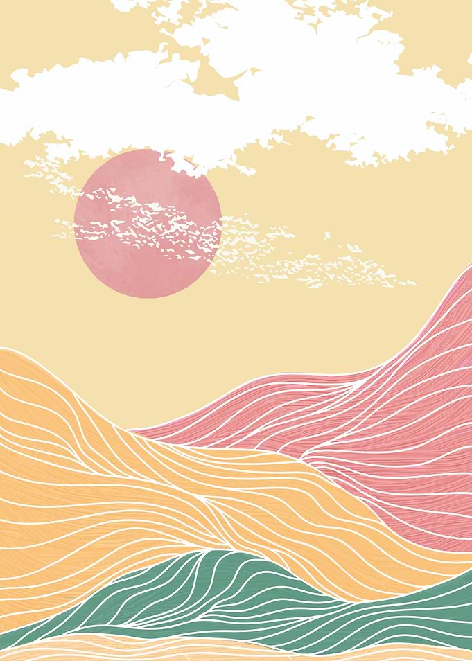 ABSTRACT MOUNTAIN ART