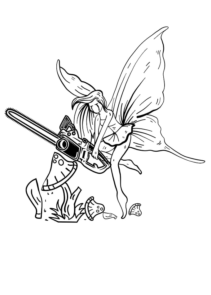 Fairycore Gothic Fairy