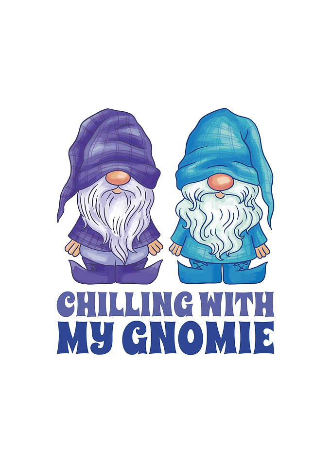Chilling with my gnome