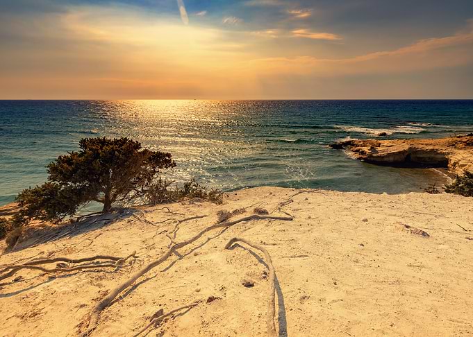 Sunset,Greece, island, sea