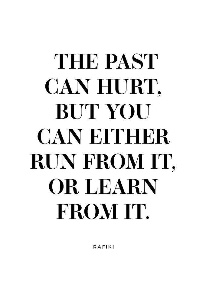 The Past Can Hurt