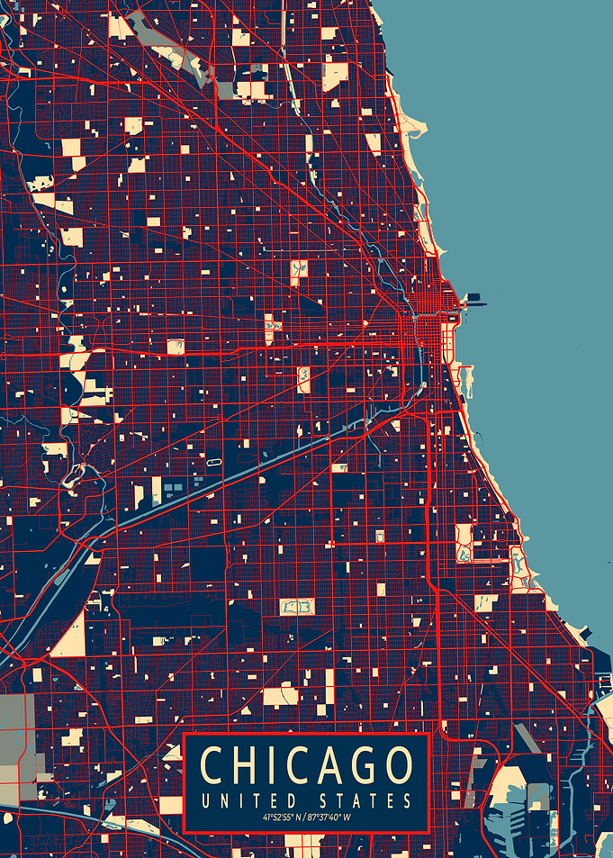 Chicago City Map Hope