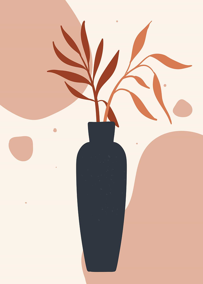 Botanical floral bouquet