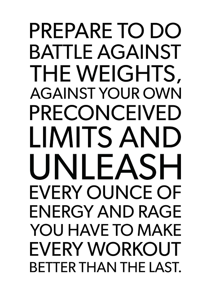 Battle Against The Weights
