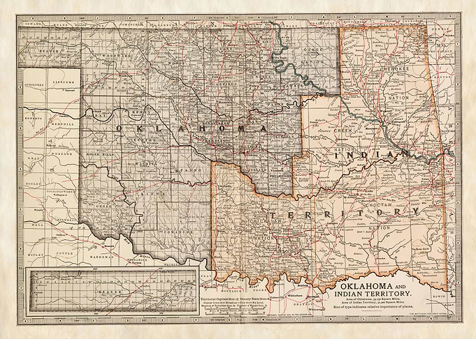 OKLAHOMA INDIAN USA