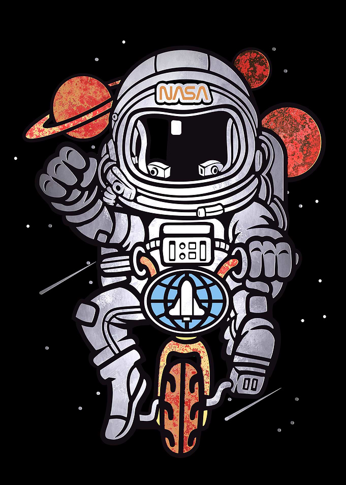 Astronaut Biker
