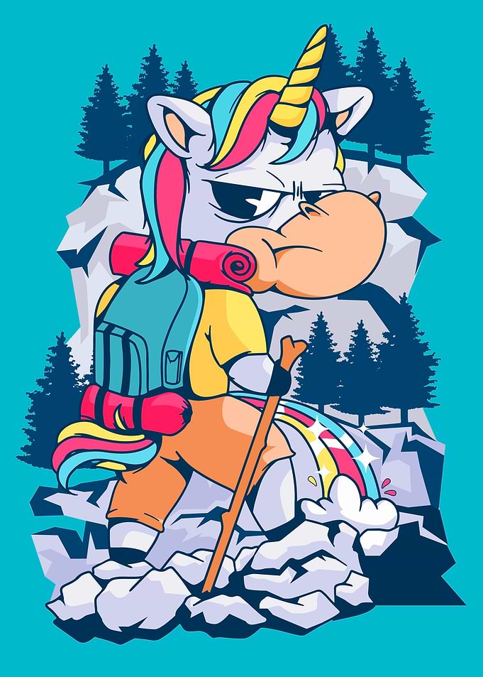 Funny wander Unicorn