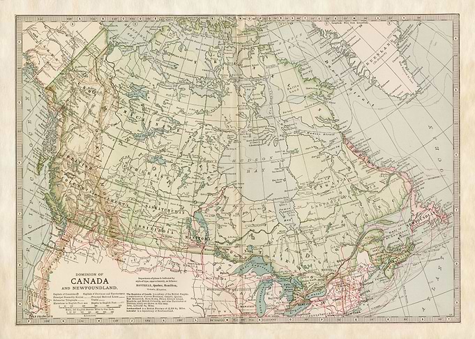 CANADA VINTAGE LANDSCAPE