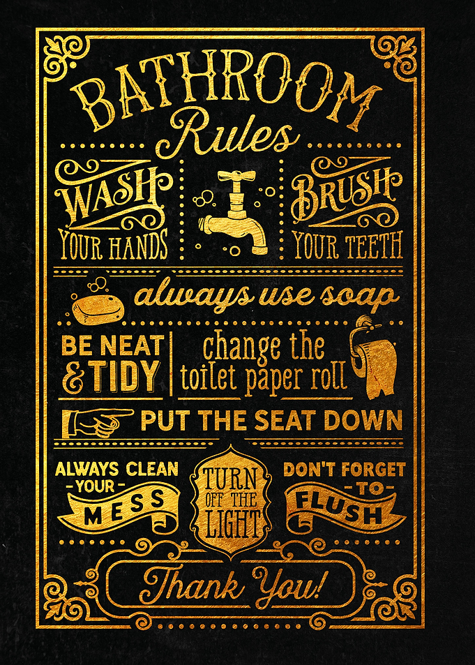 Bathroom Rules