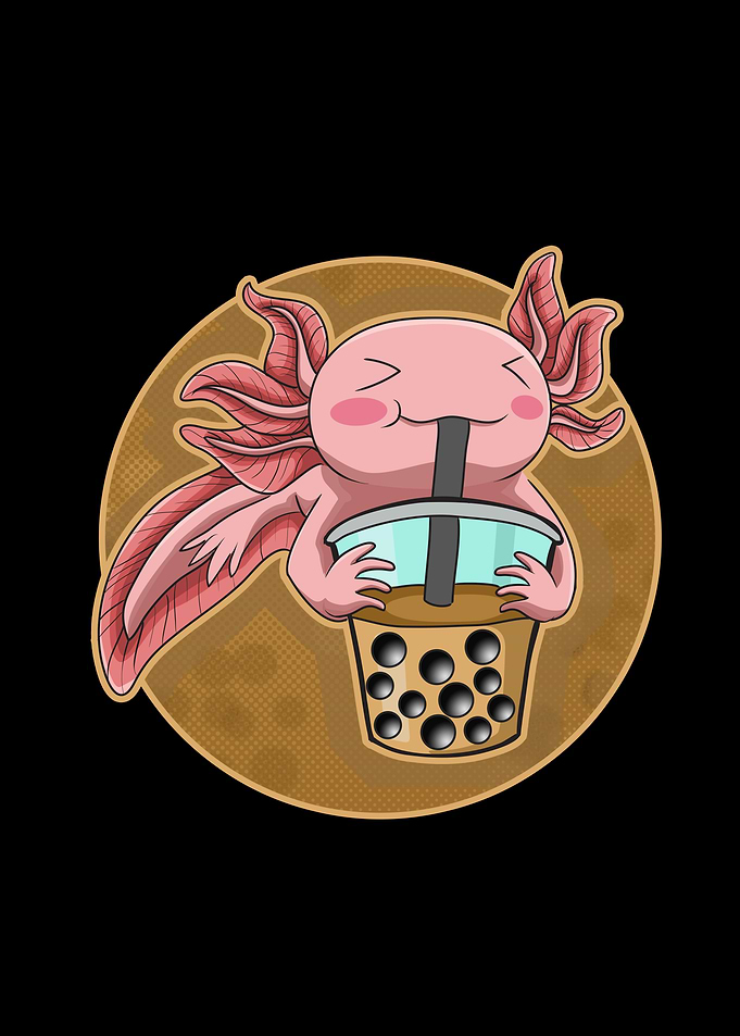 Funny Axolotl Design