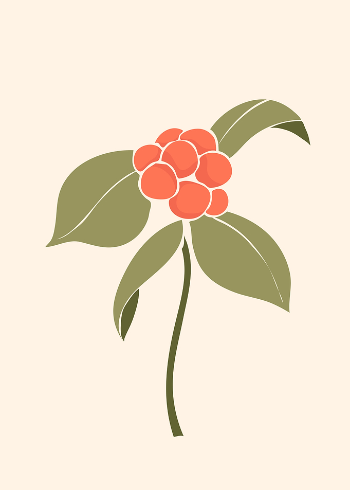 Botanical Single flower