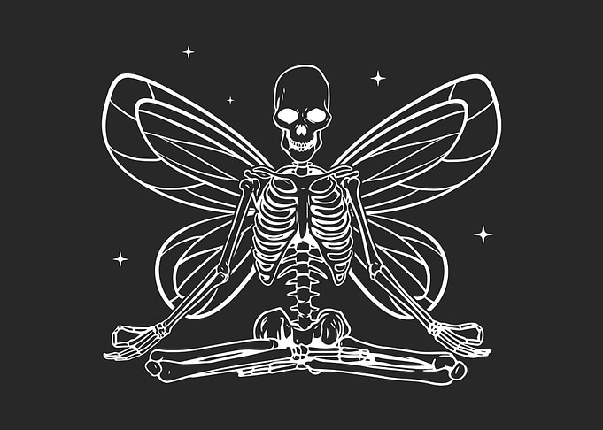 Fairycore Fairy Skeleton