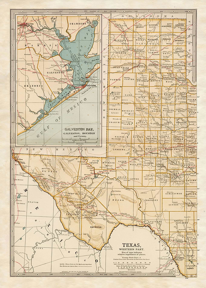 TEXAS WEST VINTAGE USA