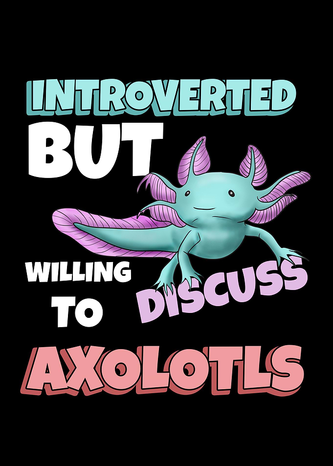 Funny Axolotl Design