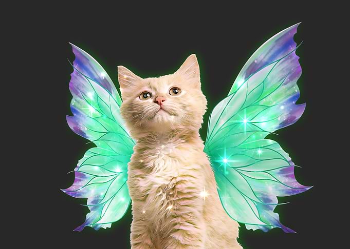 Fairycore Fairy Cat