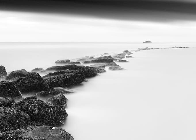 The extended seawall