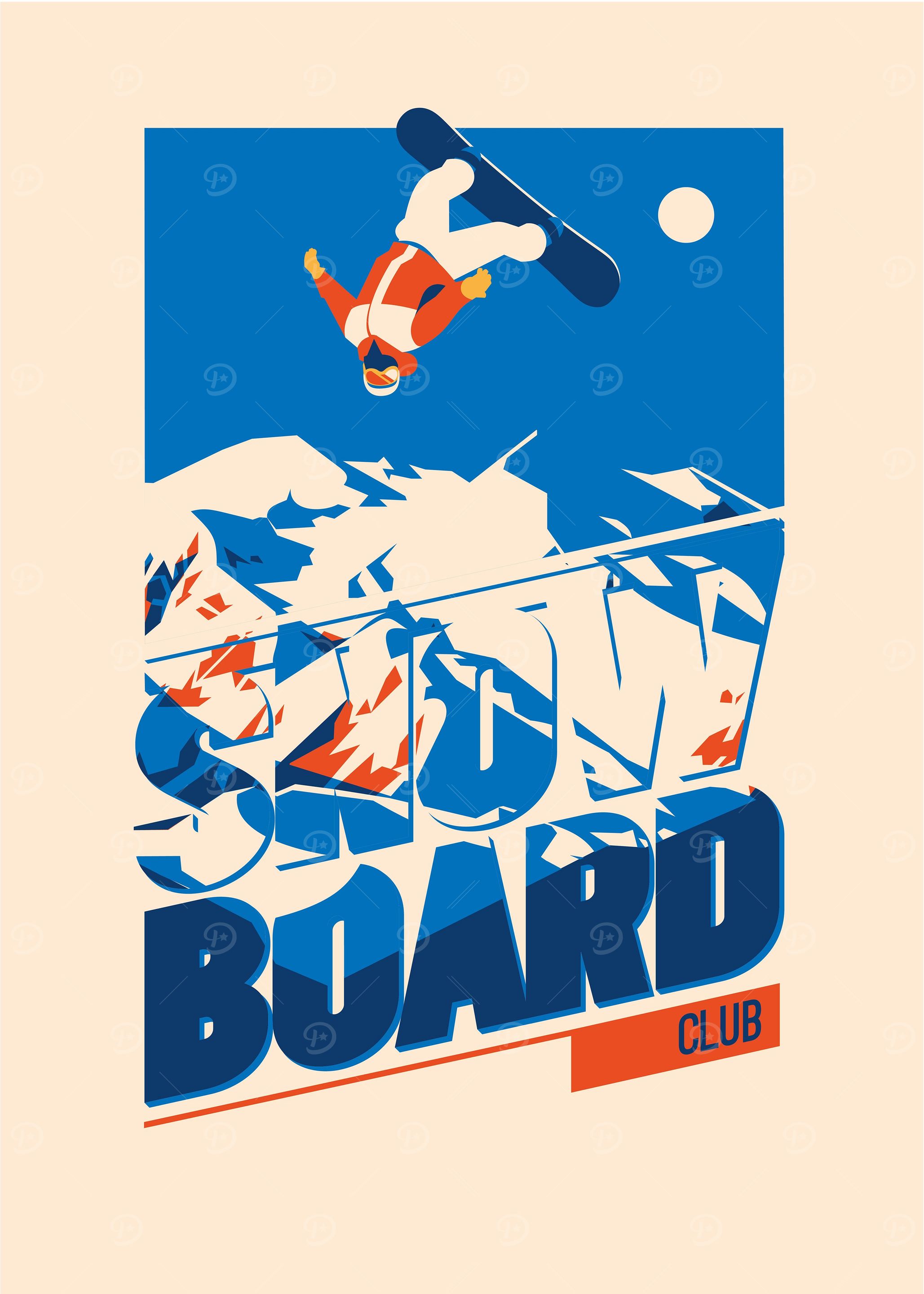 Snowboarder flipper